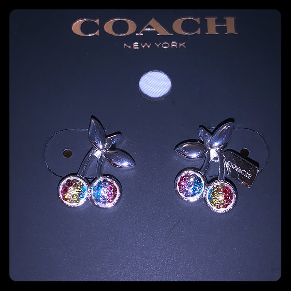 Coach Jewelry - Sale! Coach Earrings Cherry Rainbow
